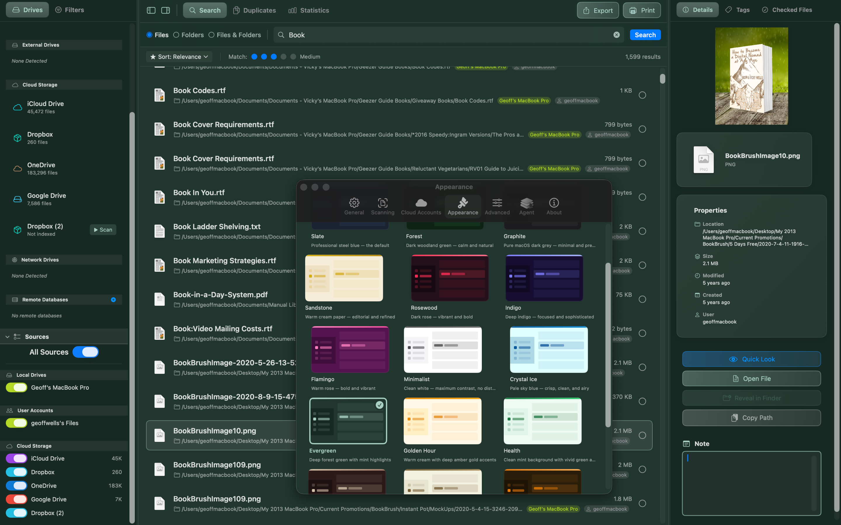Ordina filtered search by file type